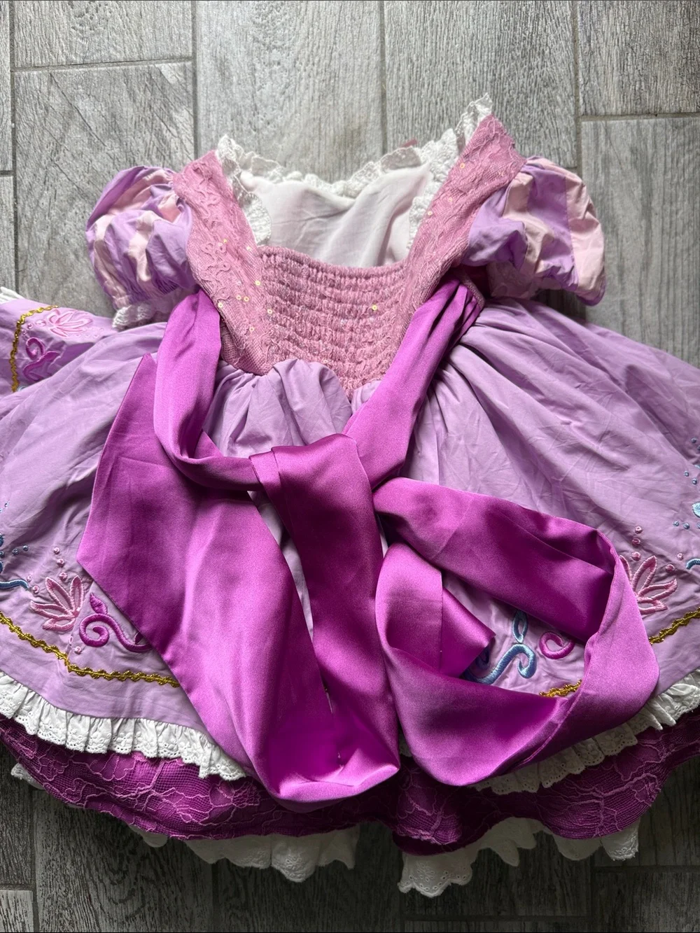 NWT-Bitty bundle of joy- Tangled Princess Dress-Up Costume for Kids